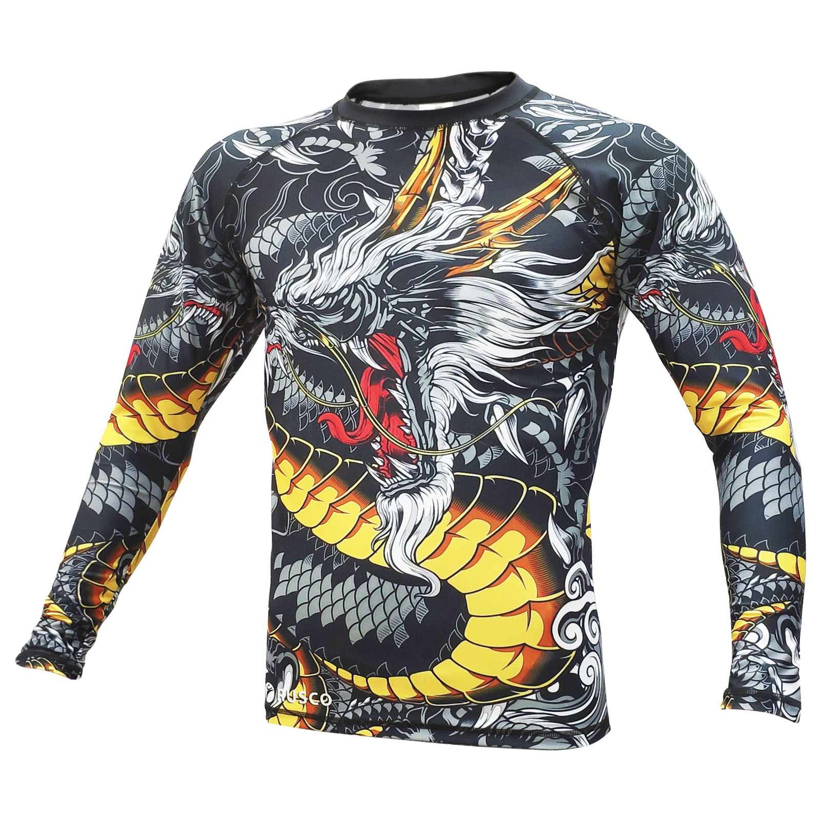 Рашгард для MMA Rusco Sport Dragon, взрослый (XL) XL INT серый