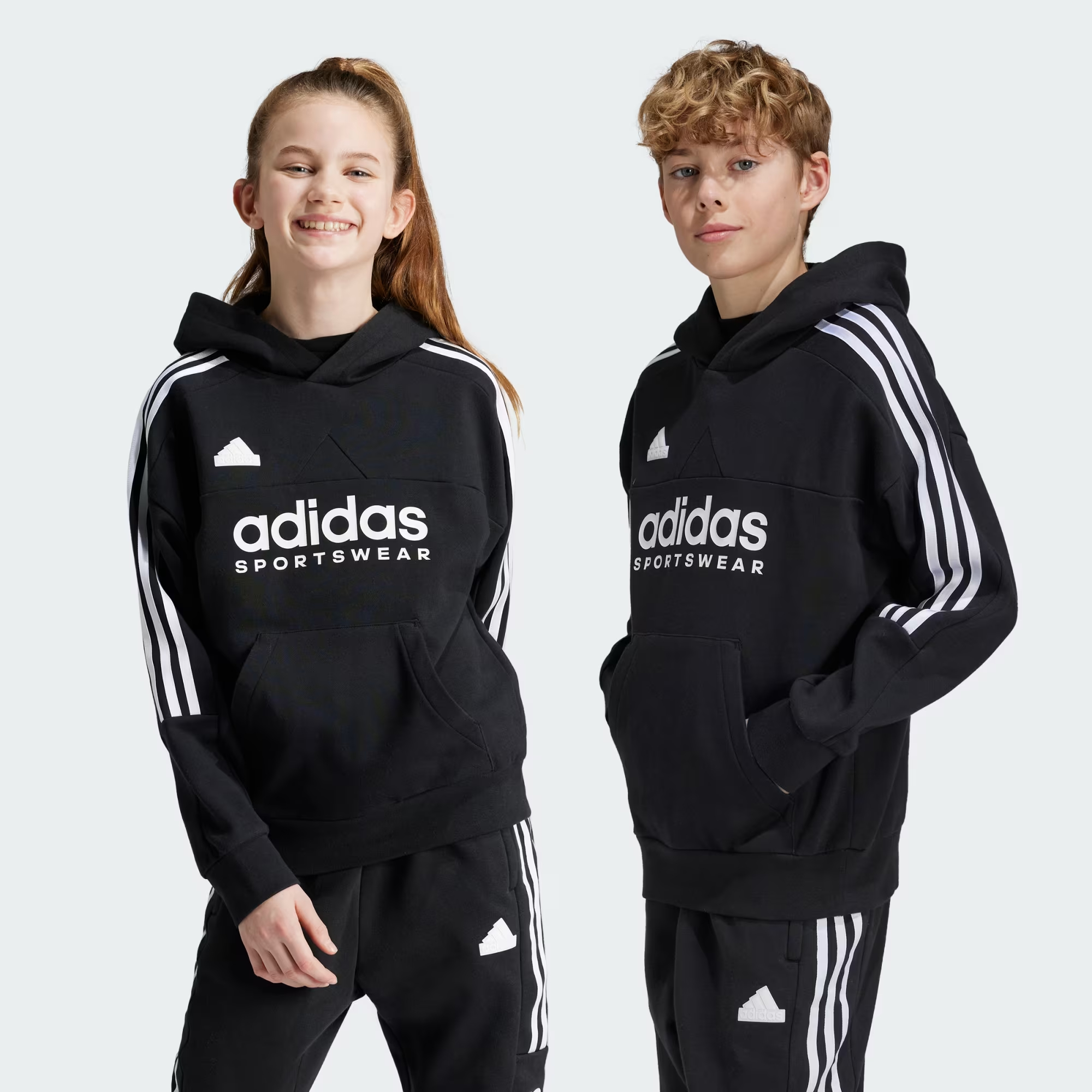 Худи детское Adidas, IX9284, чёрное 095A, размер 140