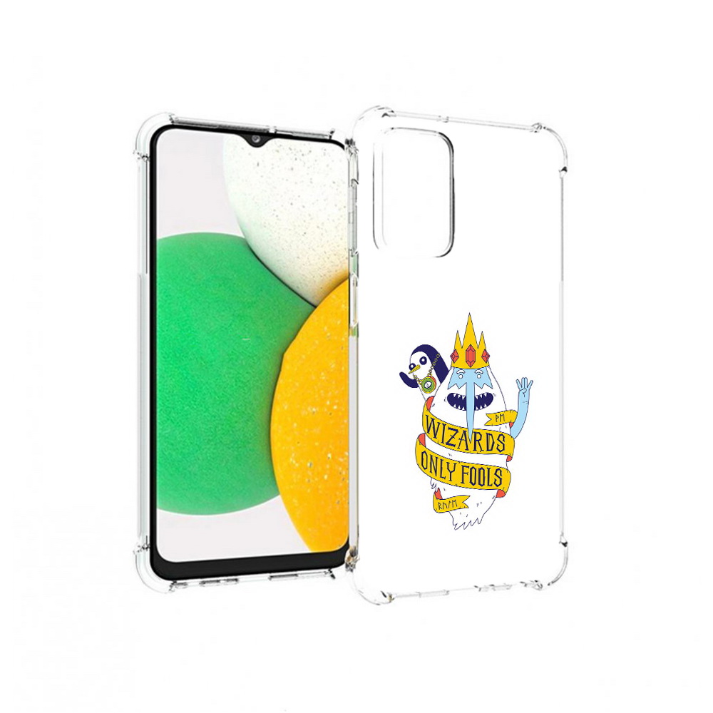 

Чехол MyPads Tocco для Samsung Galaxy A23 время приключений снежный король, Прозрачный, Tocco