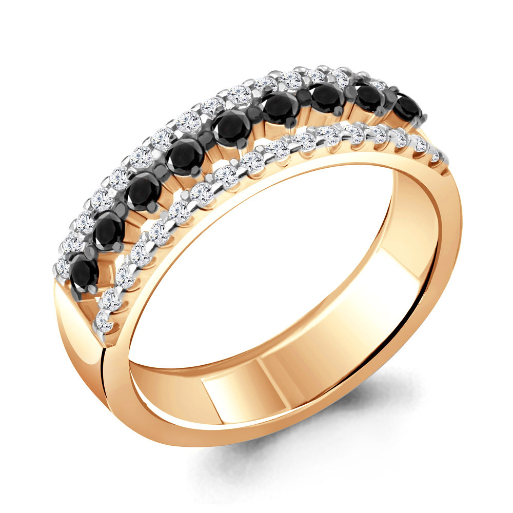 

Кольцо из серебра р. 17,5 AQUAMARINE 67207АЧ_925_з, 67207АЧ_925_з