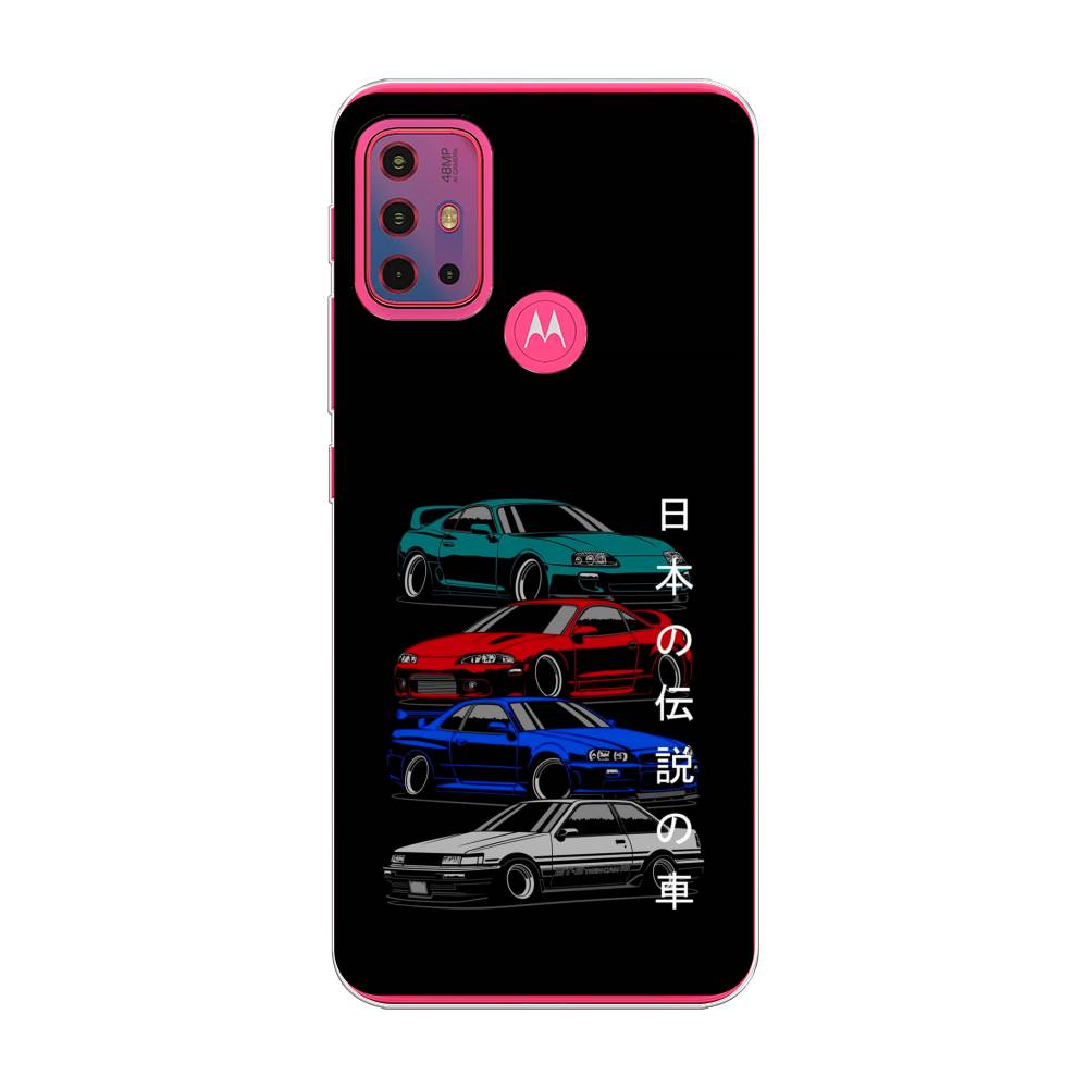 

Чехол Awog на Lenovo K13 Note/Motorola Moto G10/G20/G30 "JDM Legend cars", Разноцветный, 242250-5