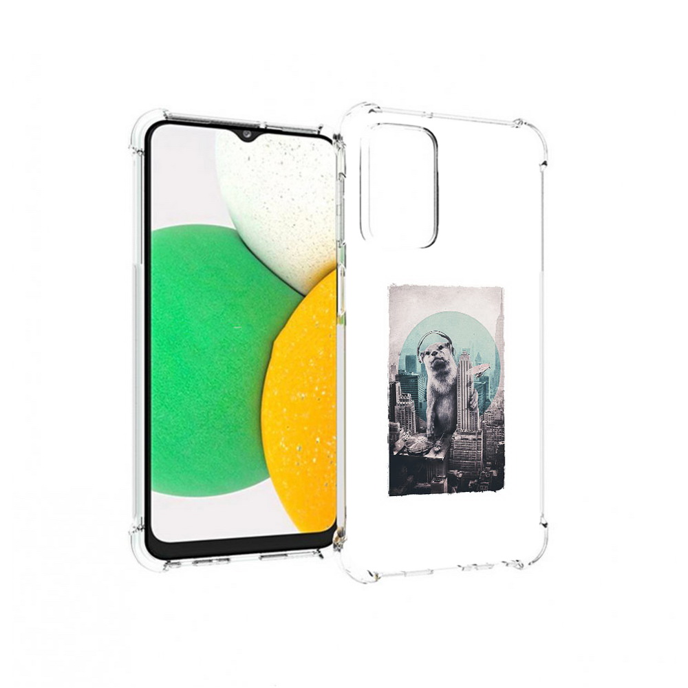

Чехол MyPads Tocco для Samsung Galaxy A23 выдра в городе, Прозрачный, Tocco