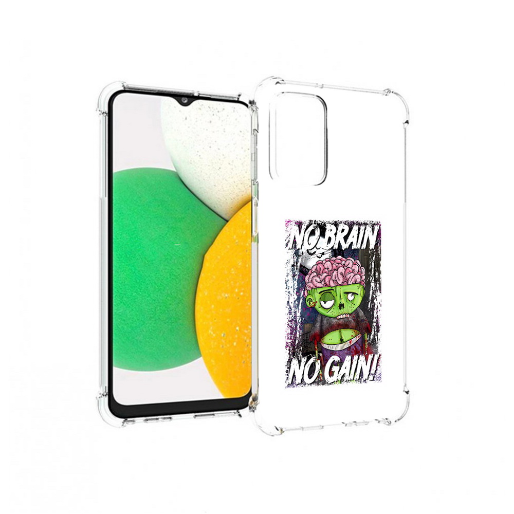 

Чехол MyPads Tocco для Samsung Galaxy A23 глупый зомби, Прозрачный, Tocco
