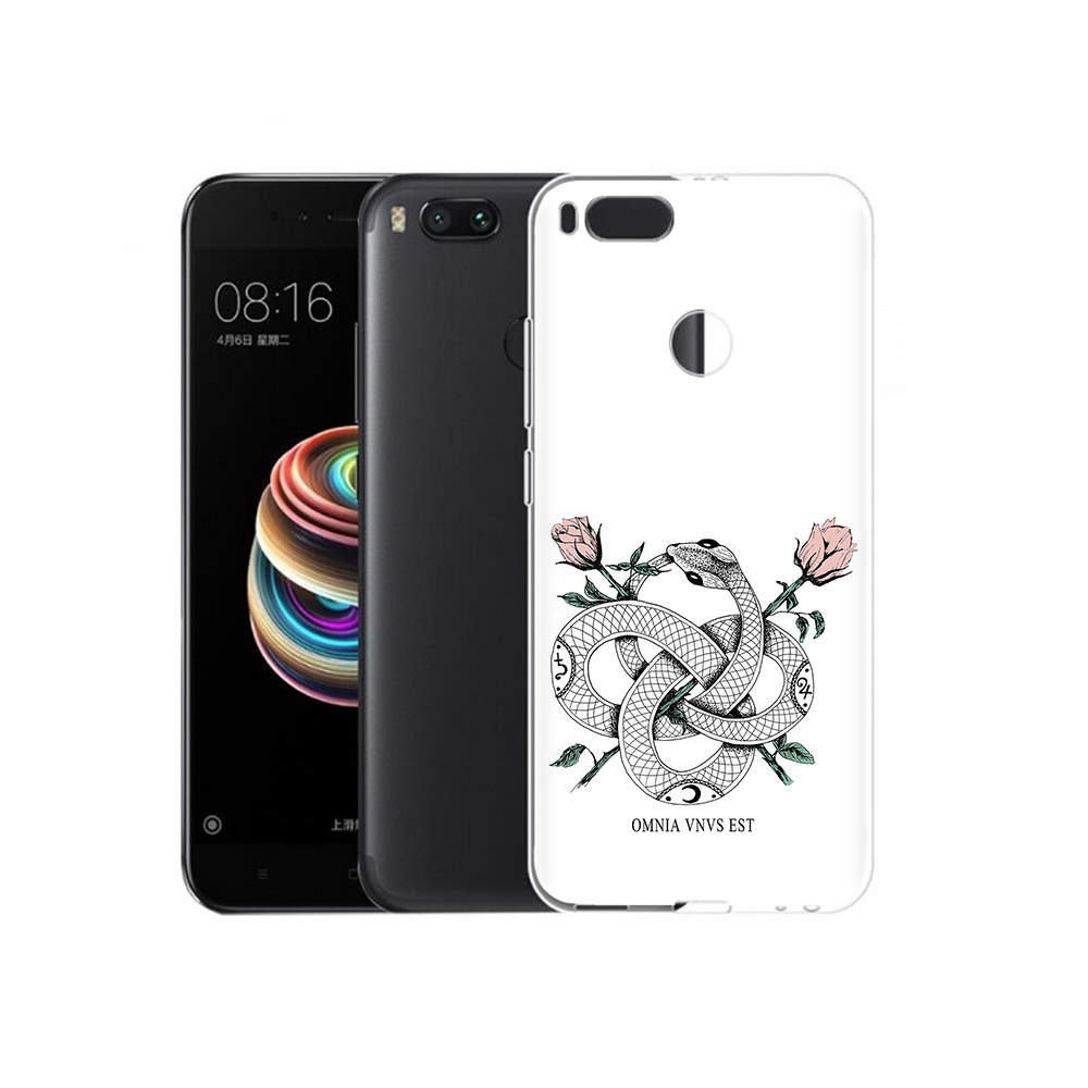 

Чехол MyPads Tocco для Xiaomi Mi 5X нарисованная змея абстракция (PT75177.336.502), Прозрачный, Tocco