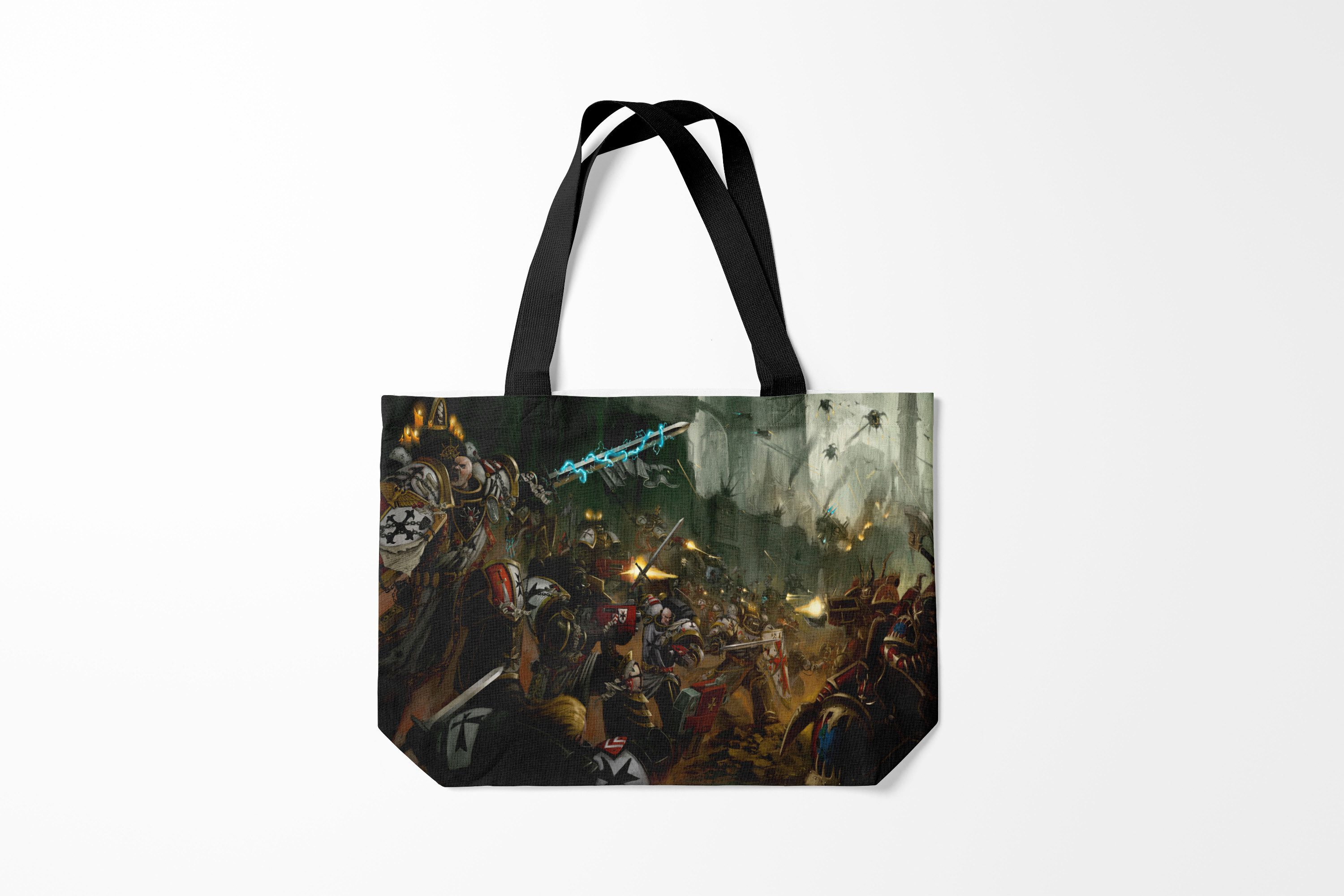 

Сумка шoппер унисекс Burnettie Warhammer 40K, зеленый, Warhammer 40K