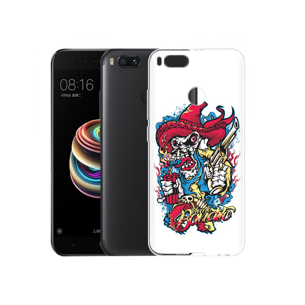 

Чехол MyPads Tocco для Xiaomi Mi 5X нарисованный скелет с писталетом (PT75177.336.513), Прозрачный, Tocco
