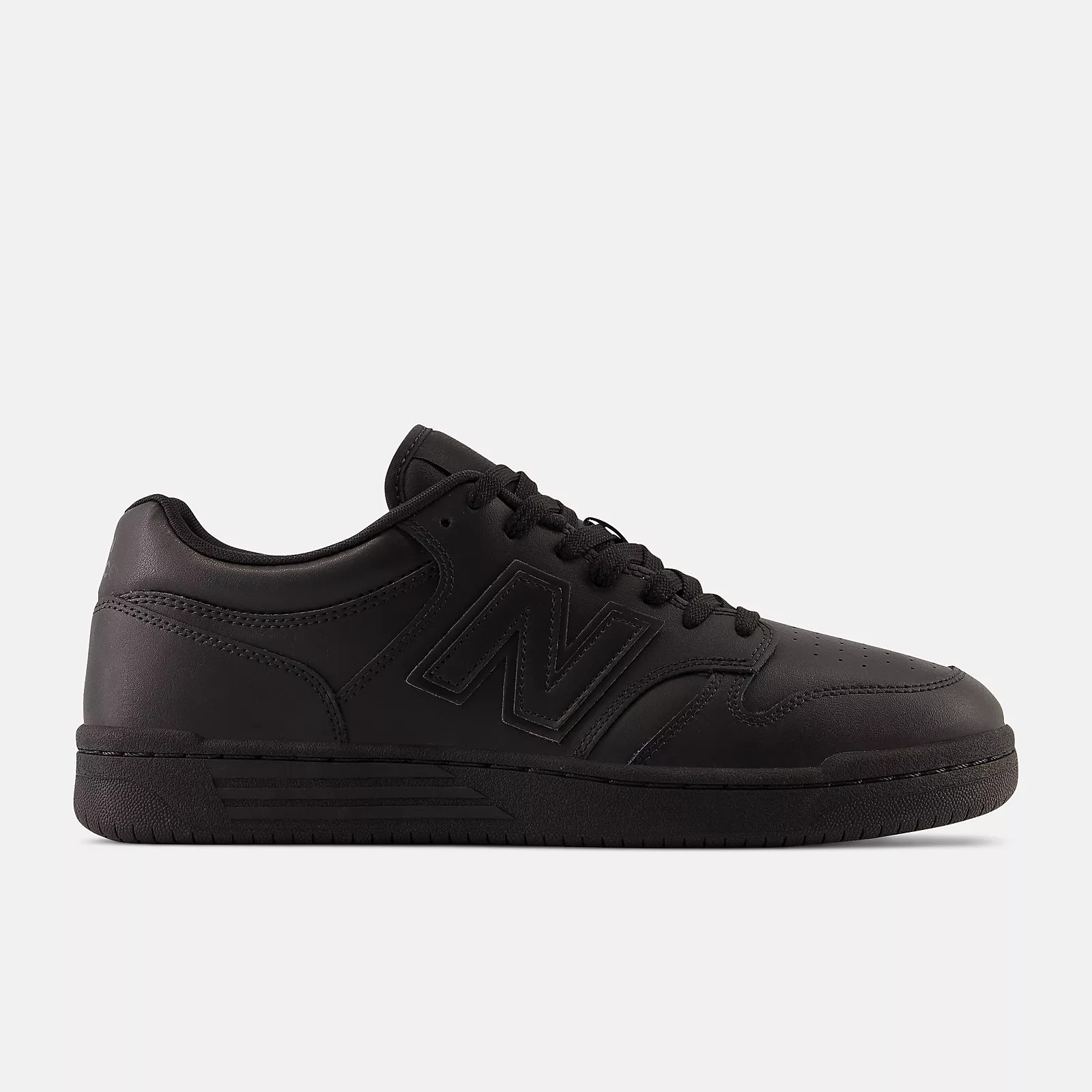 

Кеды мужские New Balance BB480L3B черные 43 RU, Черный, BB480L3B