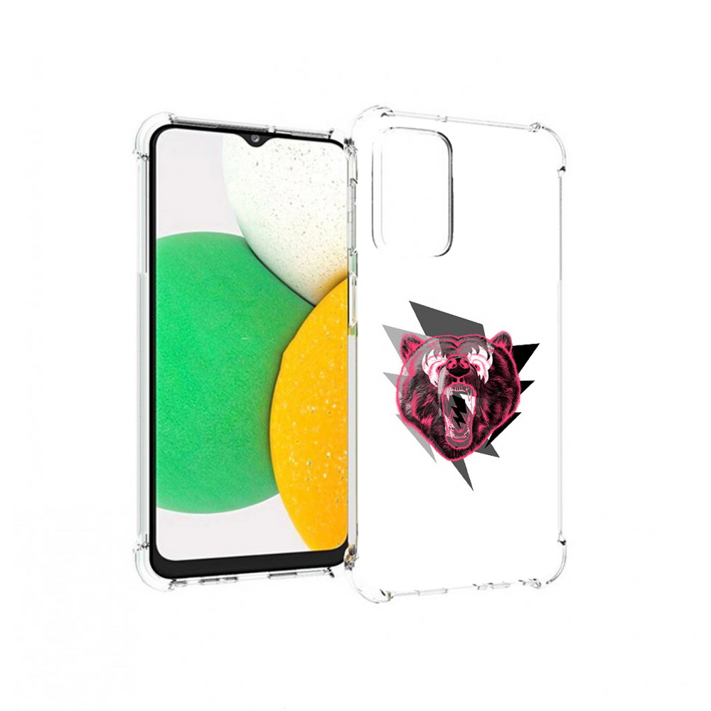 

Чехол MyPads Tocco для Samsung Galaxy A23 грозовой медведь, Прозрачный, Tocco