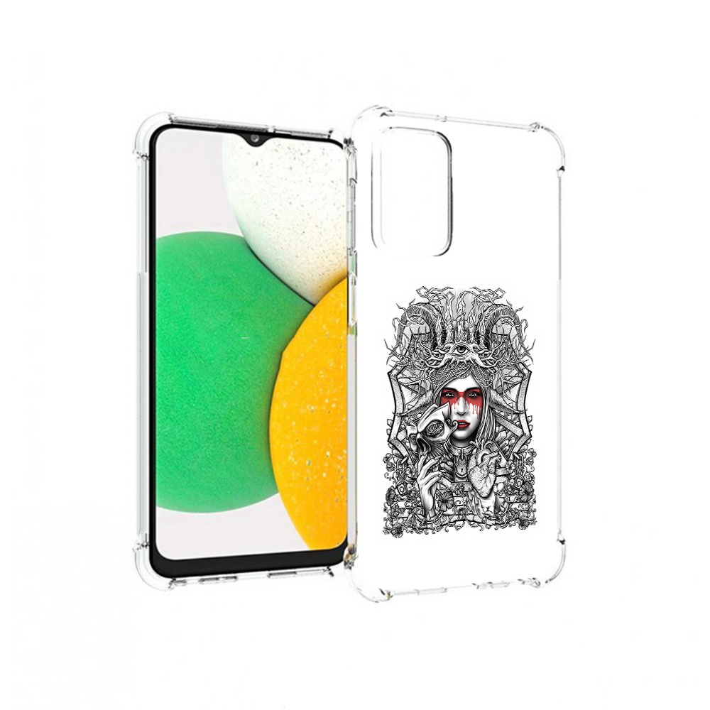 

Чехол MyPads Tocco для Samsung Galaxy A23 грусная девушка, Прозрачный, Tocco