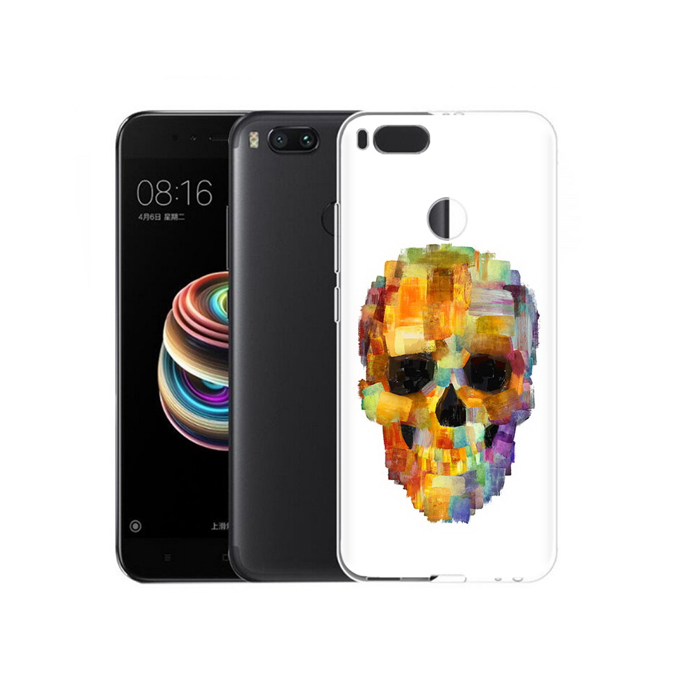 

Чехол MyPads Tocco для Xiaomi Mi 5X нарисованный череп (PT75177.336.516), Прозрачный, Tocco
