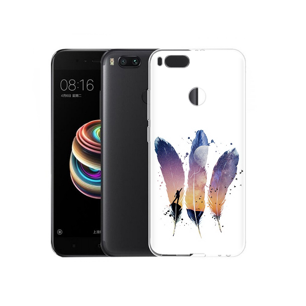 

Чехол MyPads Tocco для Xiaomi Mi 5X небесные перья (PT75177.336.519), Прозрачный, Tocco