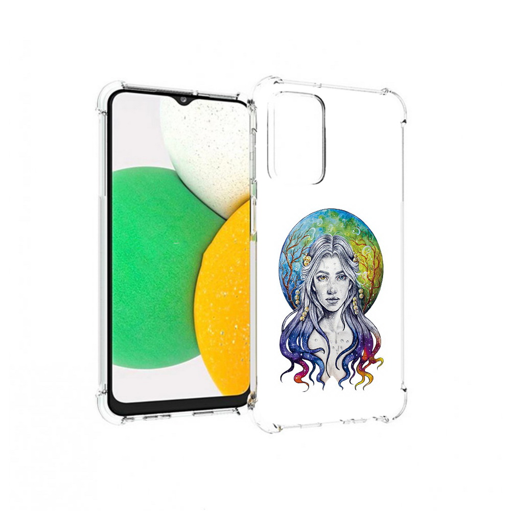 

Чехол MyPads Tocco для Samsung Galaxy A23 девушка с красивыми волосами, Прозрачный, Tocco