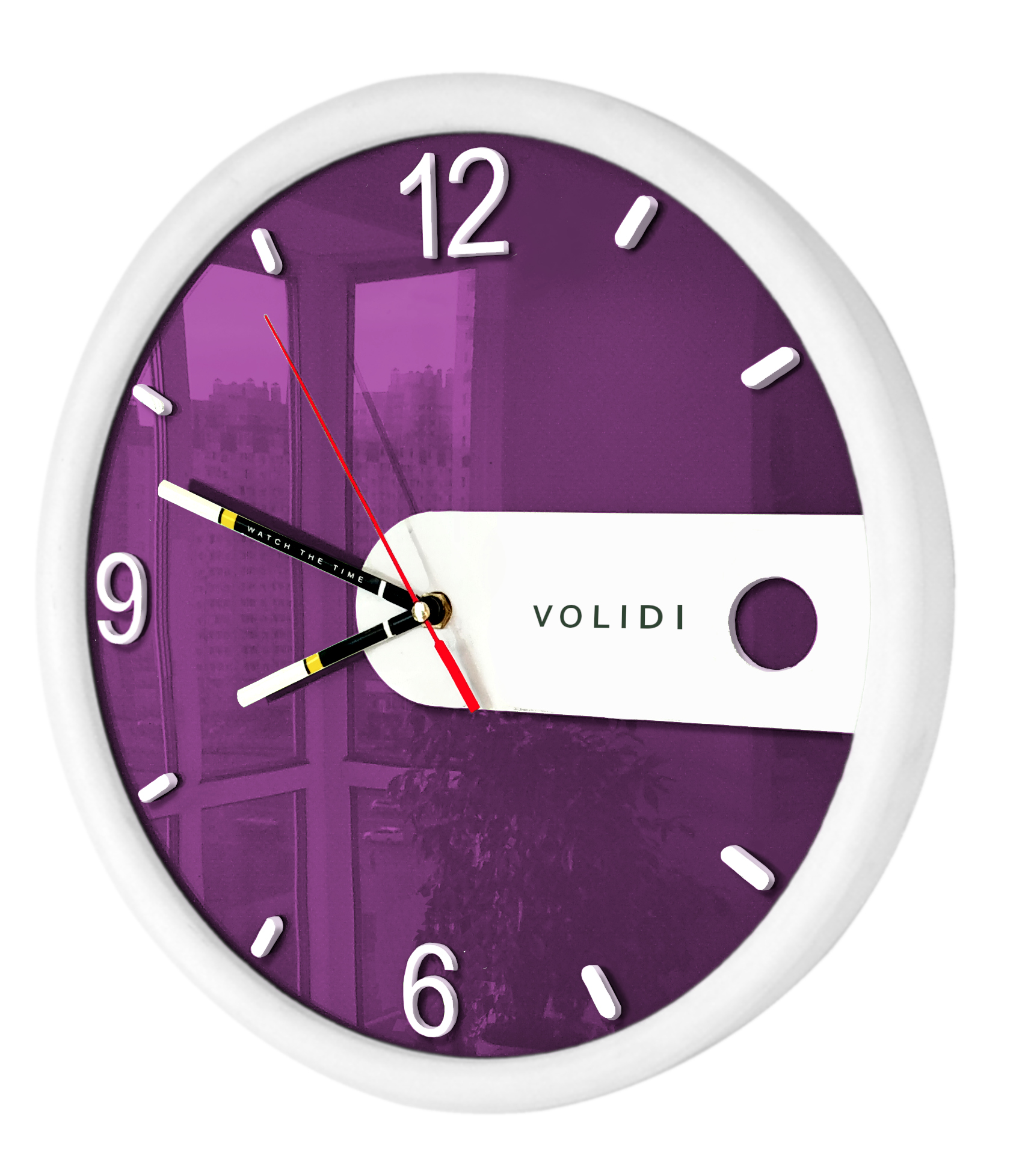 Настенные часы VOLIDI Concept darklilac