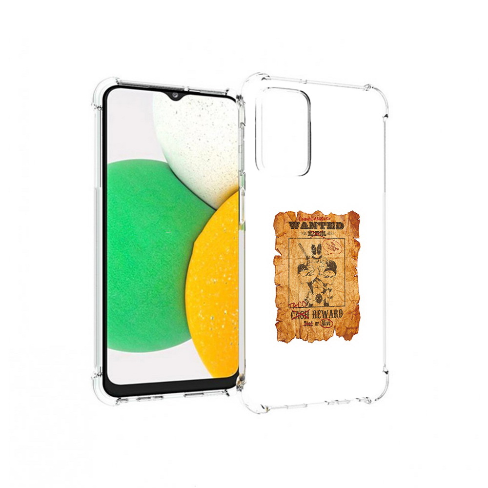 

Чехол MyPads Tocco для Samsung Galaxy A23 дедпул, Прозрачный, Tocco