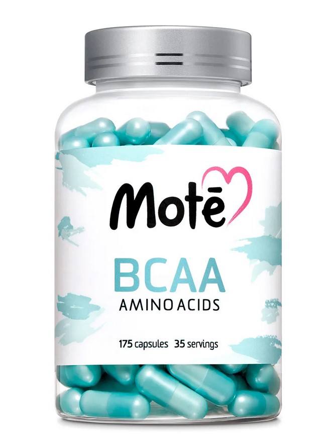 фото Mote, аминокислоты bcaa 2:1:1, 1500 мг, 175 капсул