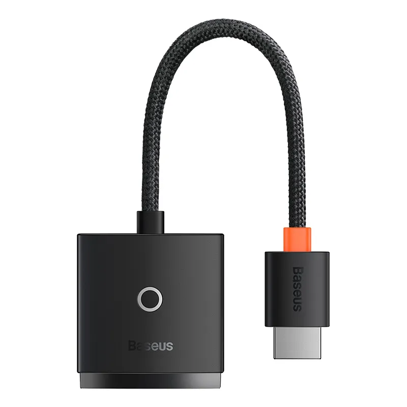 

Переходник Baseus Lite Series Adapter HDMI to VGA Black