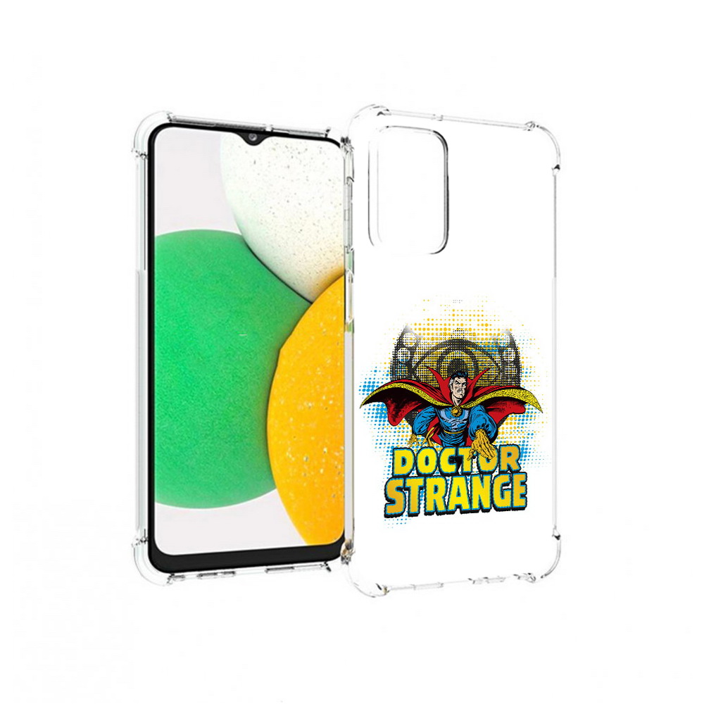 

Чехол MyPads Tocco для Samsung Galaxy A23 доктор стренж рисунок, Прозрачный, Tocco
