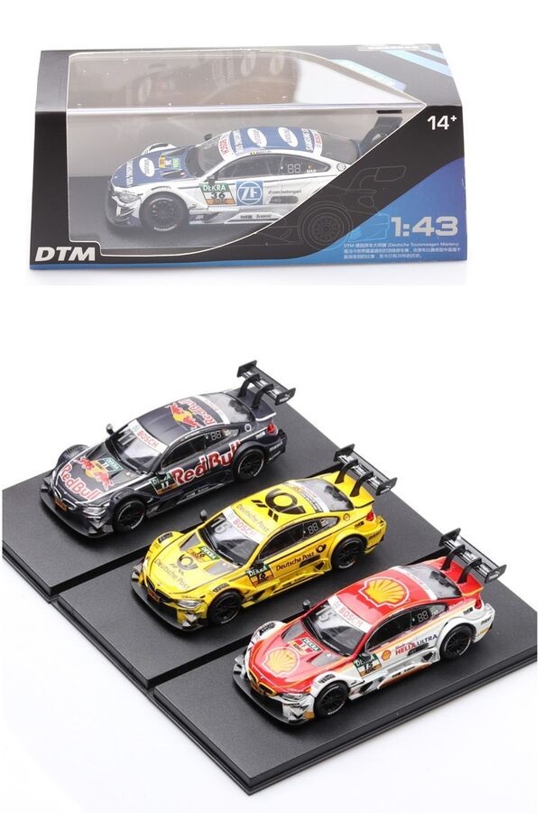 

Модель BMW M4 DTM 1:43 в ассорт. (пластиковый бокс) 440998D-GP/71386, Черный;красный;желтый