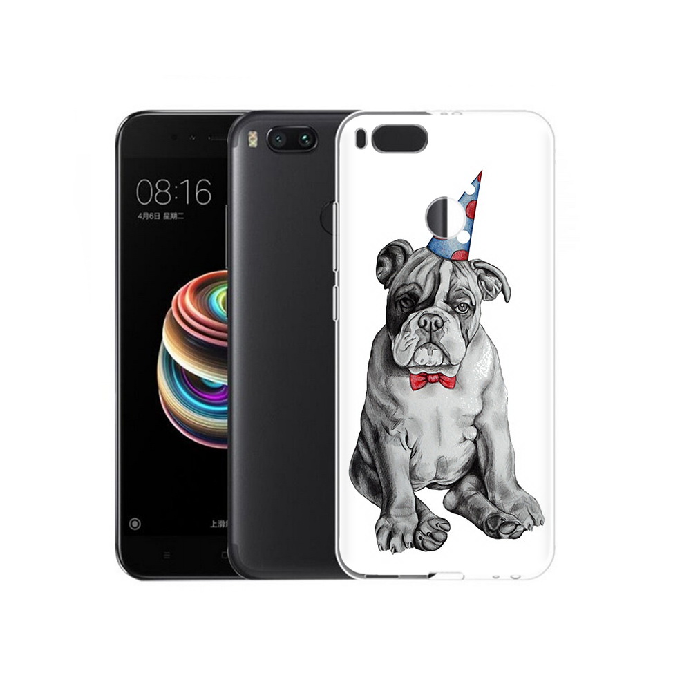 

Чехол MyPads Tocco для Xiaomi Mi 5X праздничный щенок (PT75177.336.554), Прозрачный, Tocco