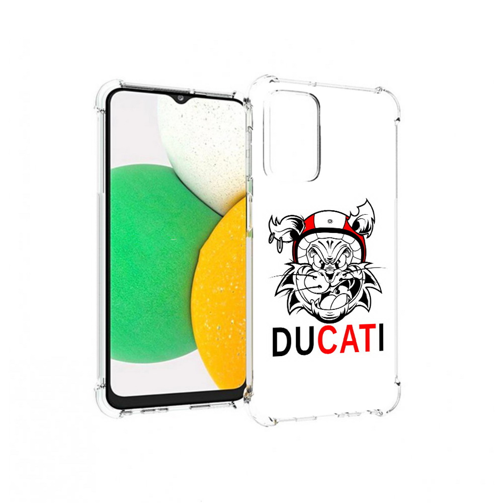 

Чехол MyPads Tocco для Samsung Galaxy A23 дукати, Прозрачный, Tocco