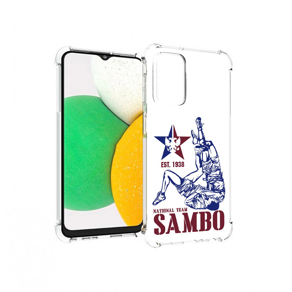

Чехол MyPads Tocco для Samsung Galaxy A23 единоборства самбо, Прозрачный, Tocco