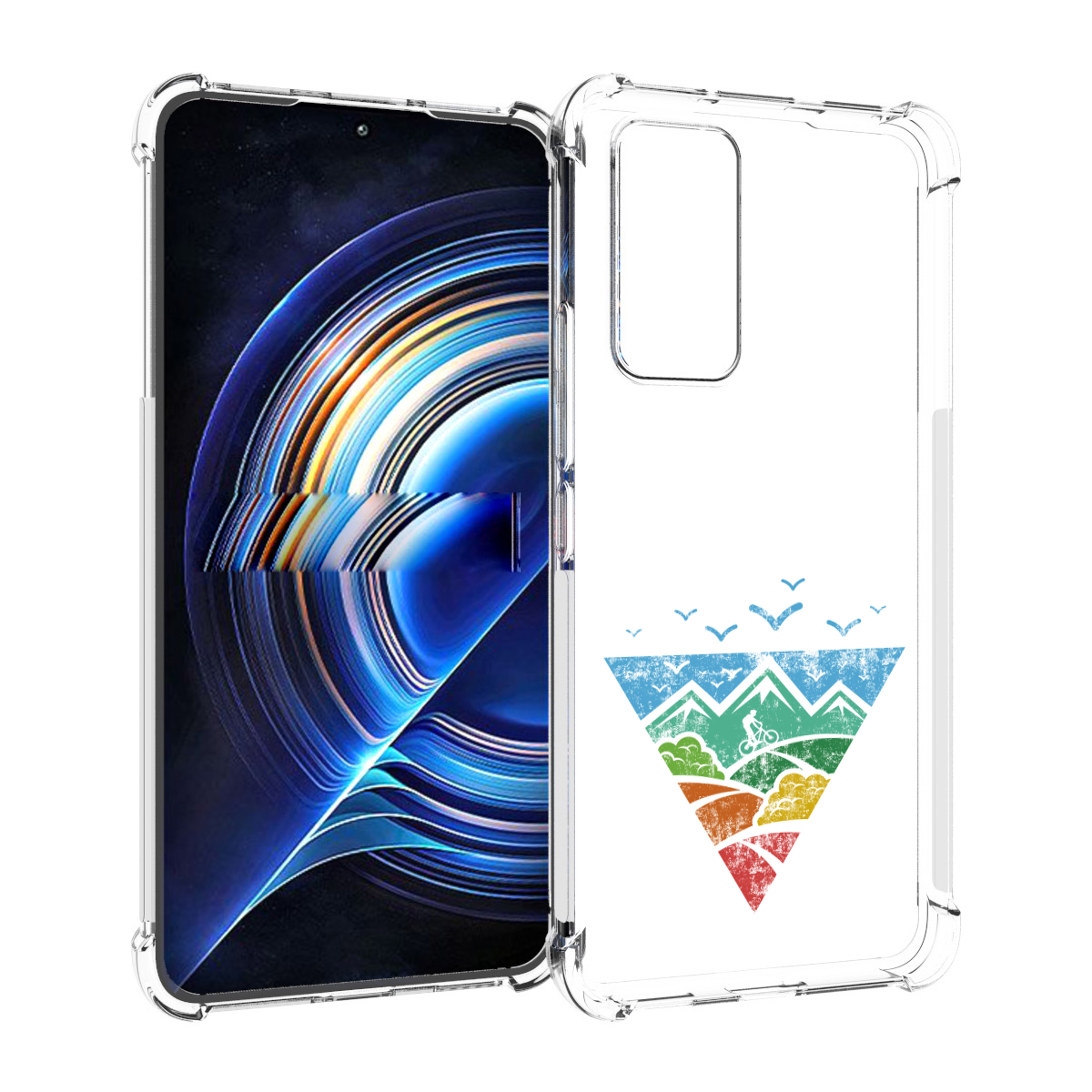 

Чехол MyPads Лес земля море чайки для Tecno Camon 19 Neo, Прозрачный, Tocco