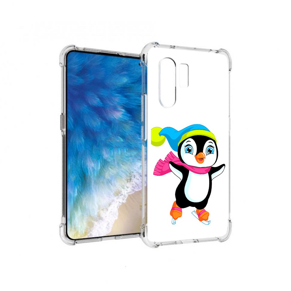 

Чехол MyPads Tocco для Vivo X30 пингвин на коньках (PT142331.408.540), Прозрачный, Tocco