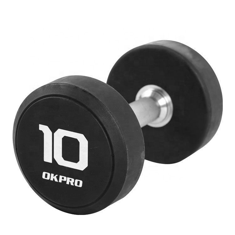 Гантель обрезиненная OKPRO OK1012 (от 2,5 кг до 50 кг)