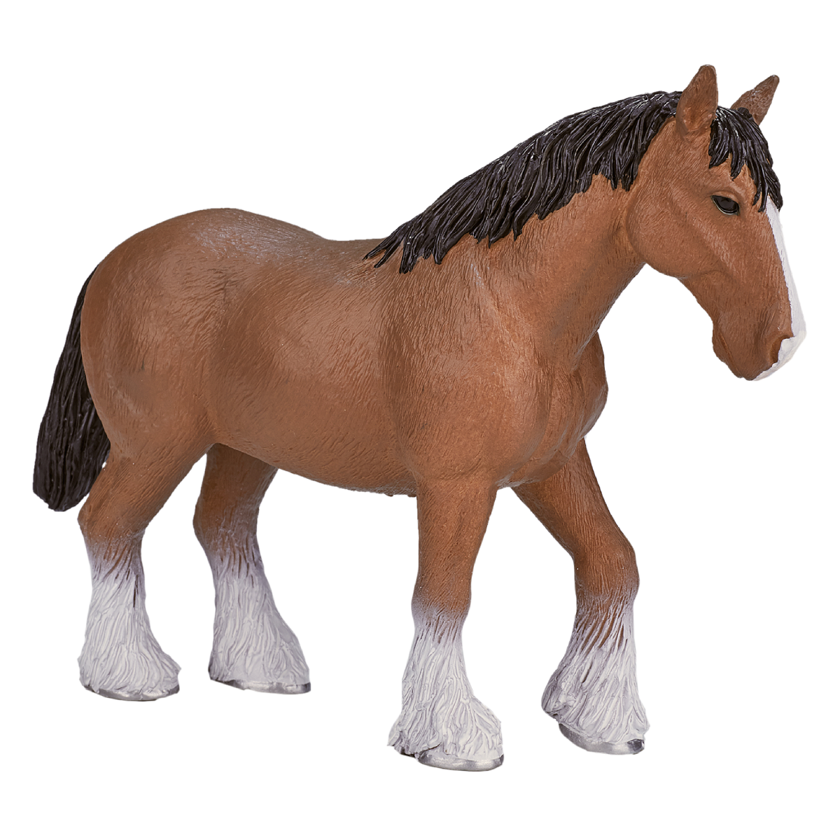 Фигурка KONIK Лошадь Клейдесдаль, коричневая AMF1026