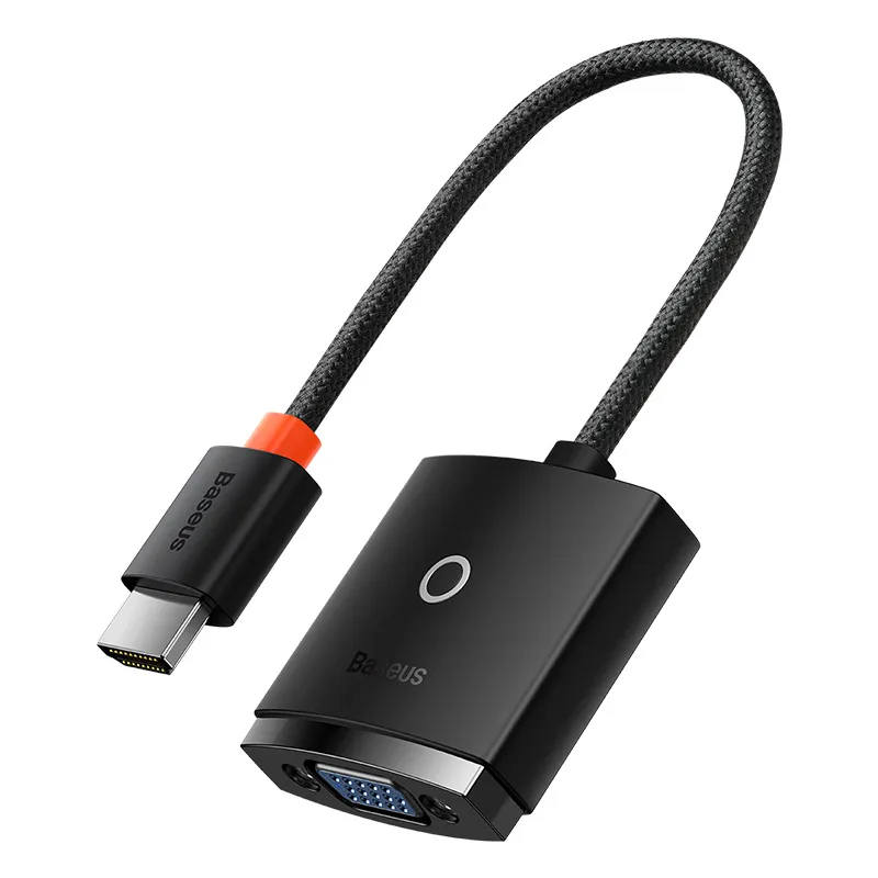 Переходник Baseus Lite Series Adapter HDMI to VGA Black