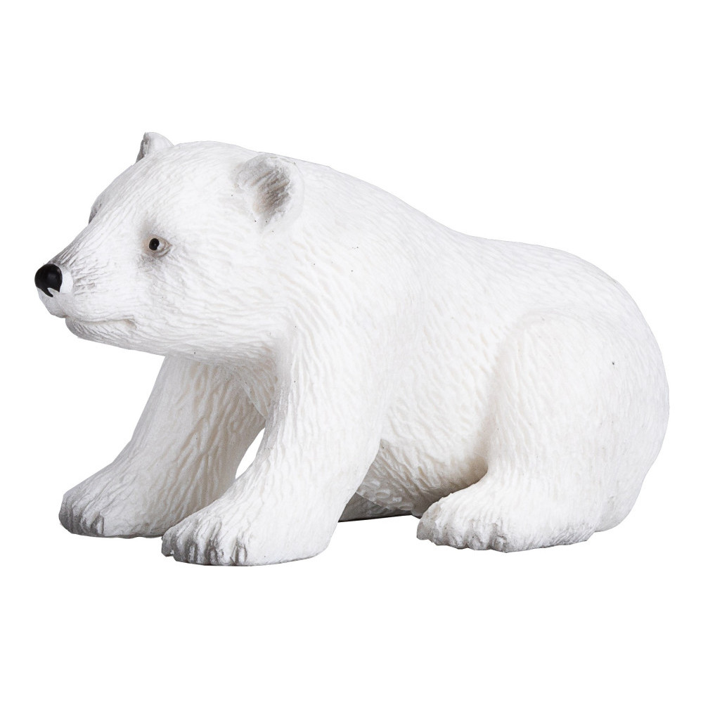 Фигурка KONIK Белый медвежонок (сидящий) AMW2032