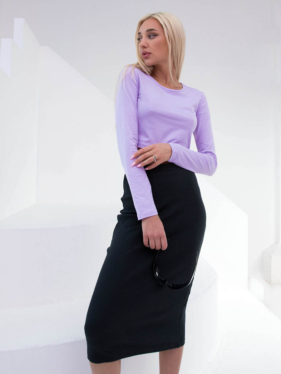 

Топ женский Liza Volkova 495952692 фиолетовый 48, 495952692