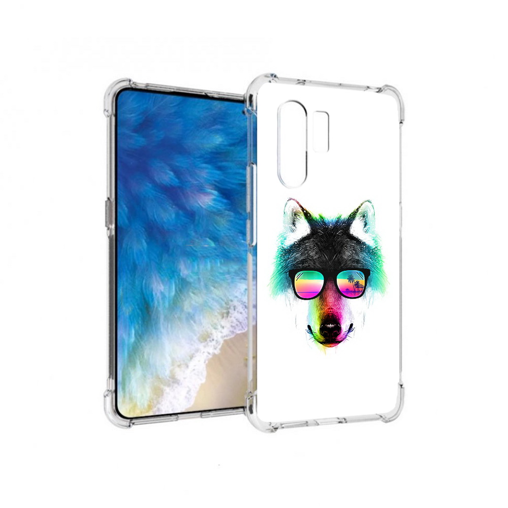 

Чехол MyPads Tocco для Vivo X30 радужный волк (PT142331.408.567), Прозрачный, Tocco
