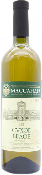 

Вино Массандра, Сухое белое, 0,75 л