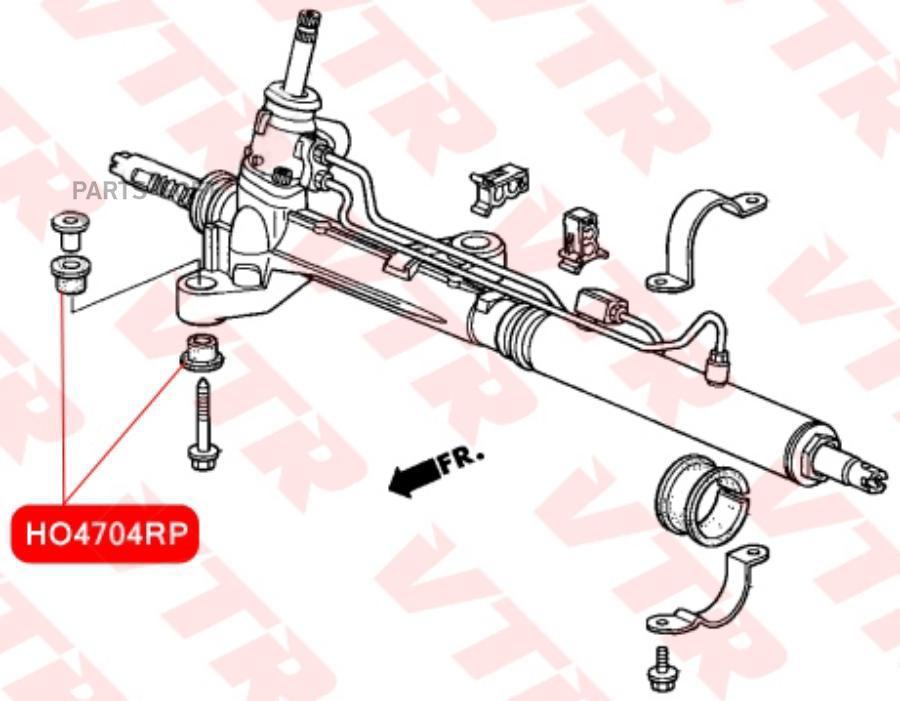 

Полиуретановая Втулка Рулевой Рейки 10Шт VTR HO4704RP
