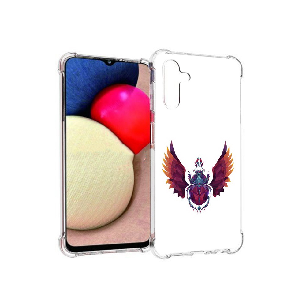 

Чехол MyPads Tocco для Samsung Galaxy A13 5G алмазный скоробей (PT172412.530.219), Прозрачный, Tocco