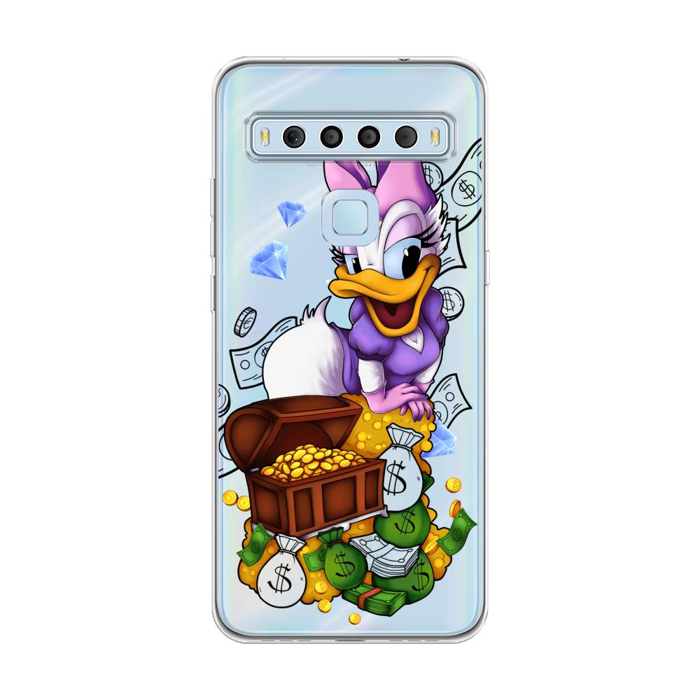 

Чехол для TCL 10L "Rich Daisy Duck", Коричневый;белый;фиолетовый, 290250-6