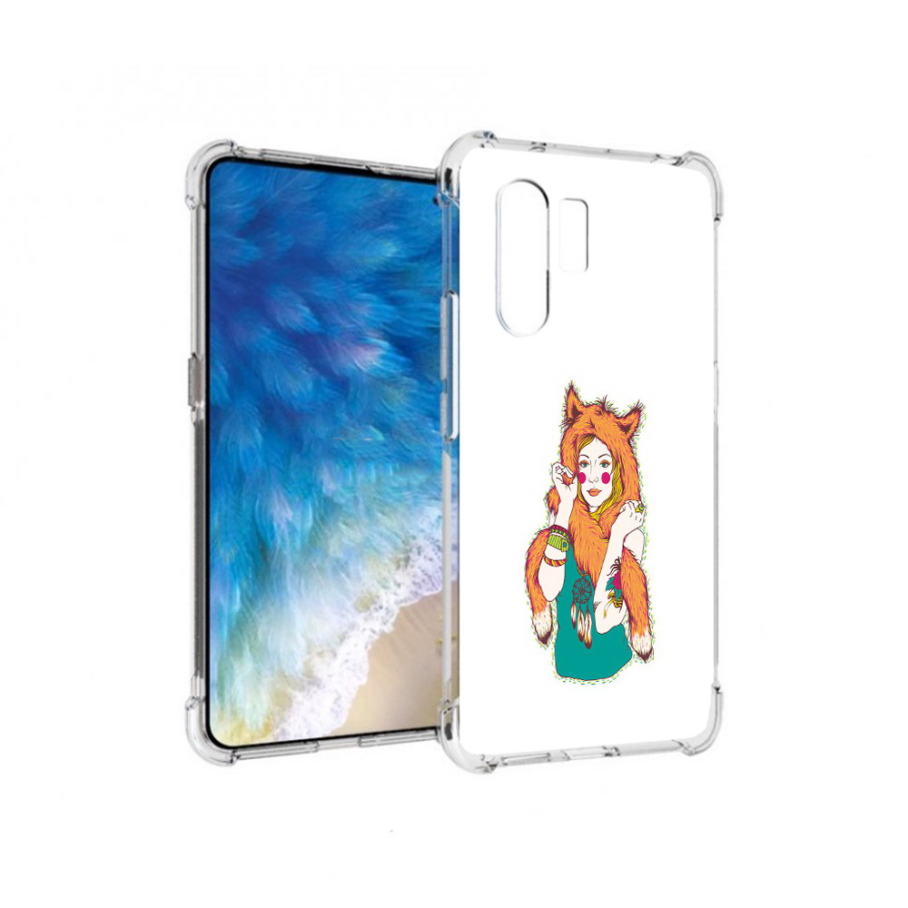 

Чехол MyPads Tocco для Vivo X30 Девушка лиса (PT142331.408.62), Прозрачный, Tocco