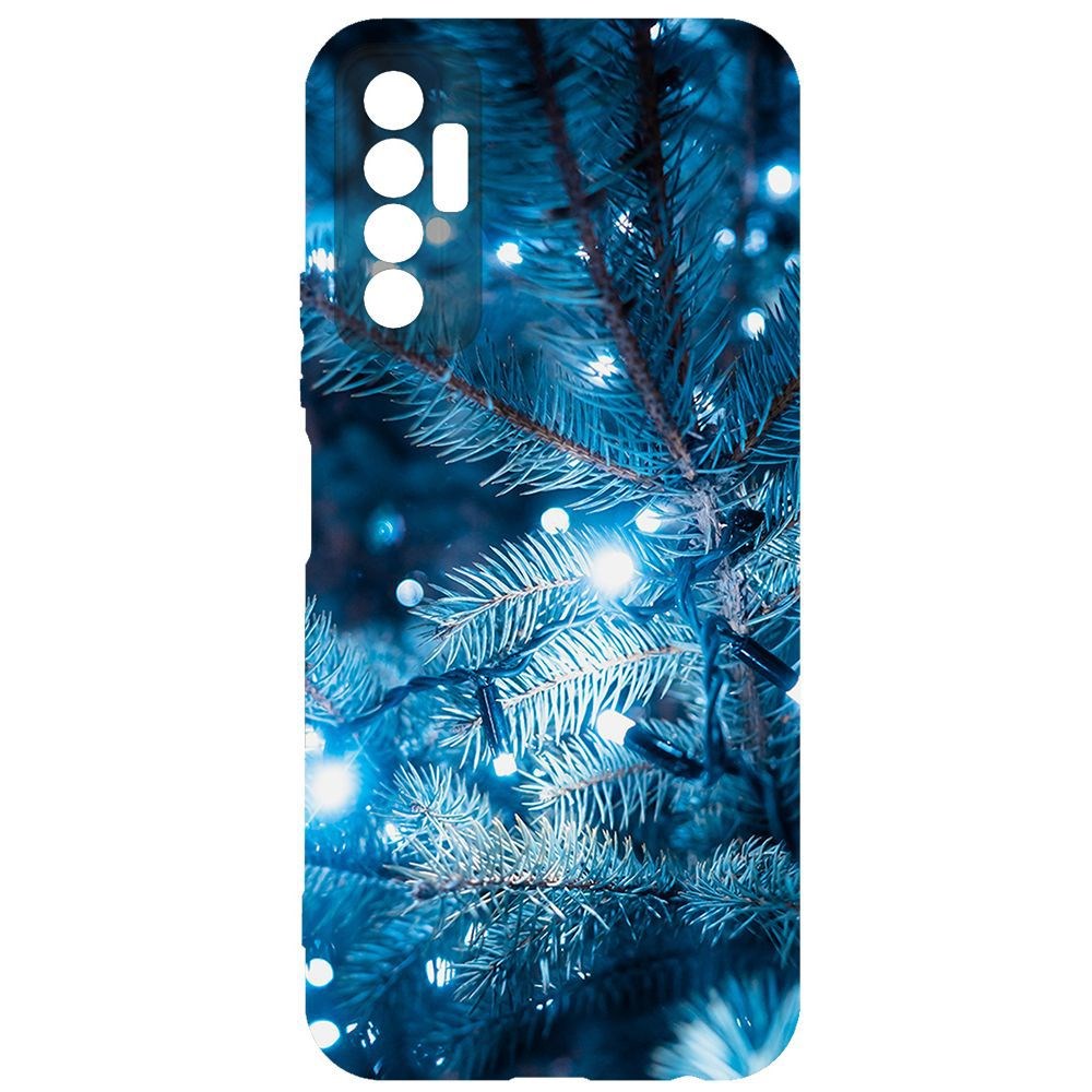 

Чехол-накладка Krutoff Софт Кейс Гирлянда для Tecno Camon 17P черный