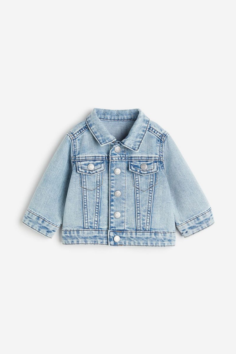 

Куртка джинсовая детская H&M 1207179, голубой, 86, 1207179