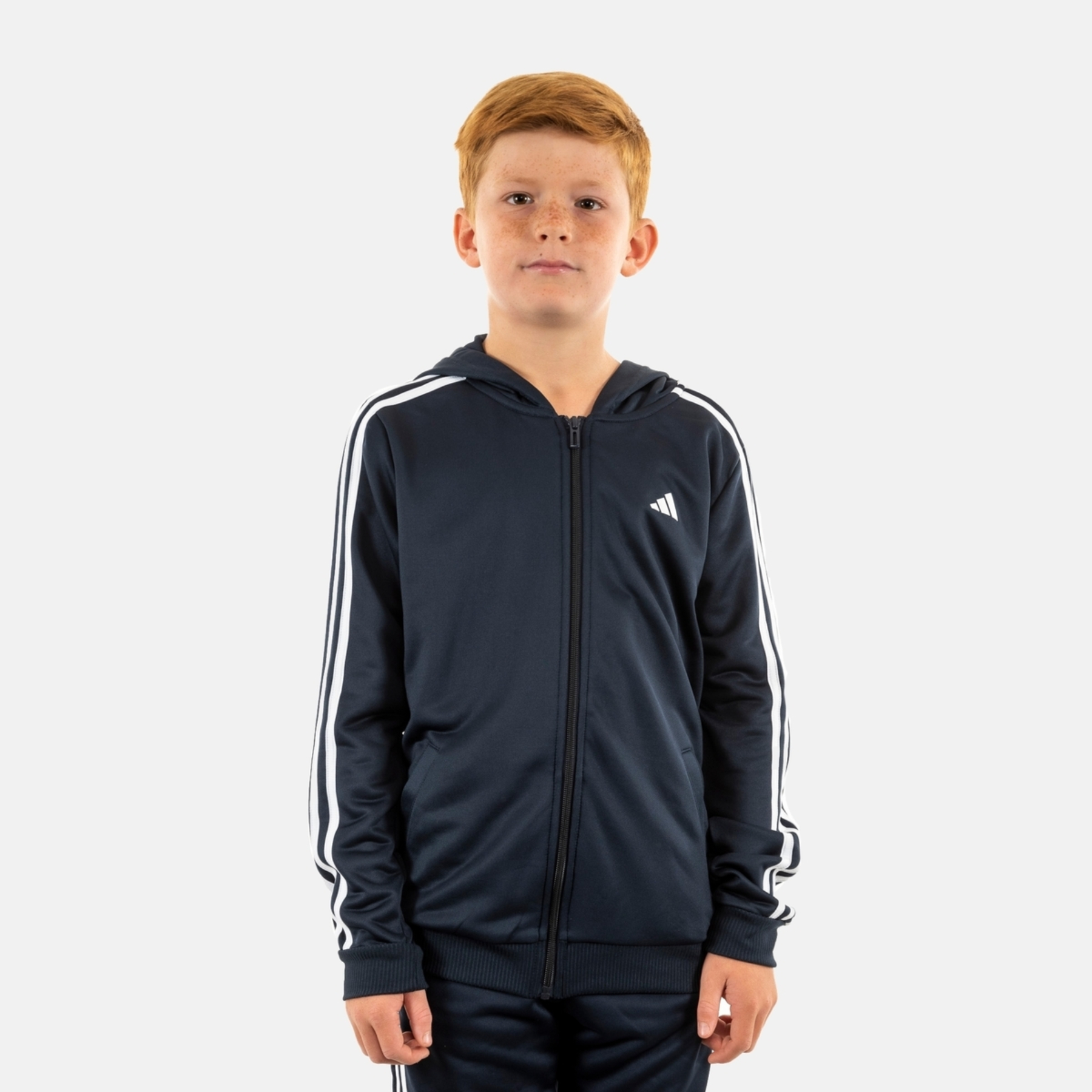 

Толстовка Adidas для мальчиков, HZ0088, тёмно-синяя AA35, размер 164, Синий, HZ0088