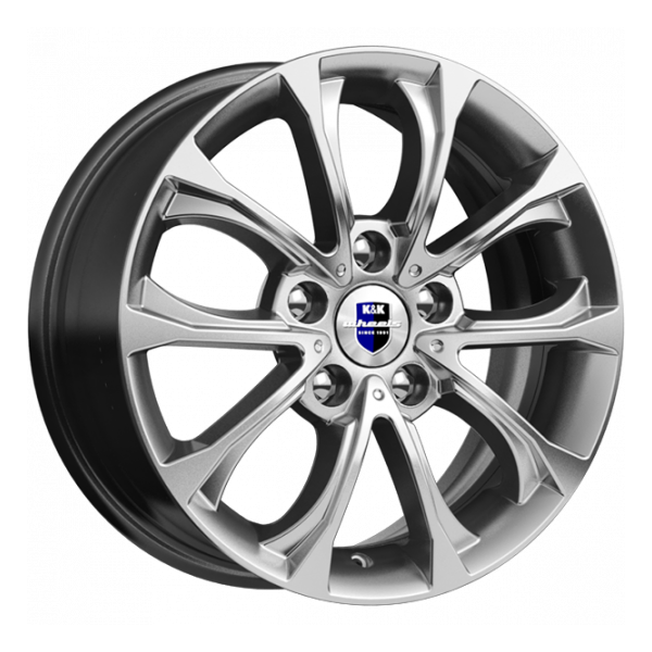 

Диск КиК, Urals 6.5x15/5x112ET50 57.1, Серебристый;черный