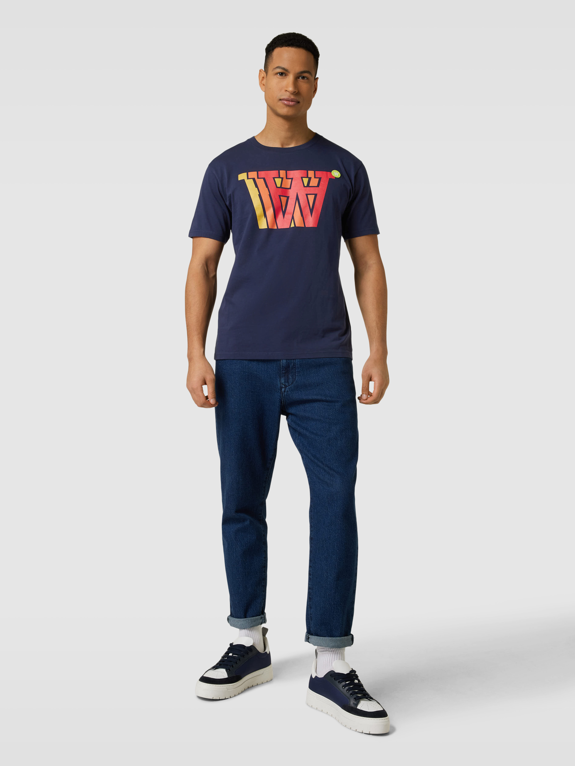 

Футболка мужская Wood Wood 1757754 синяя 2XL (доставка из-за рубежа), Синий, 1757754