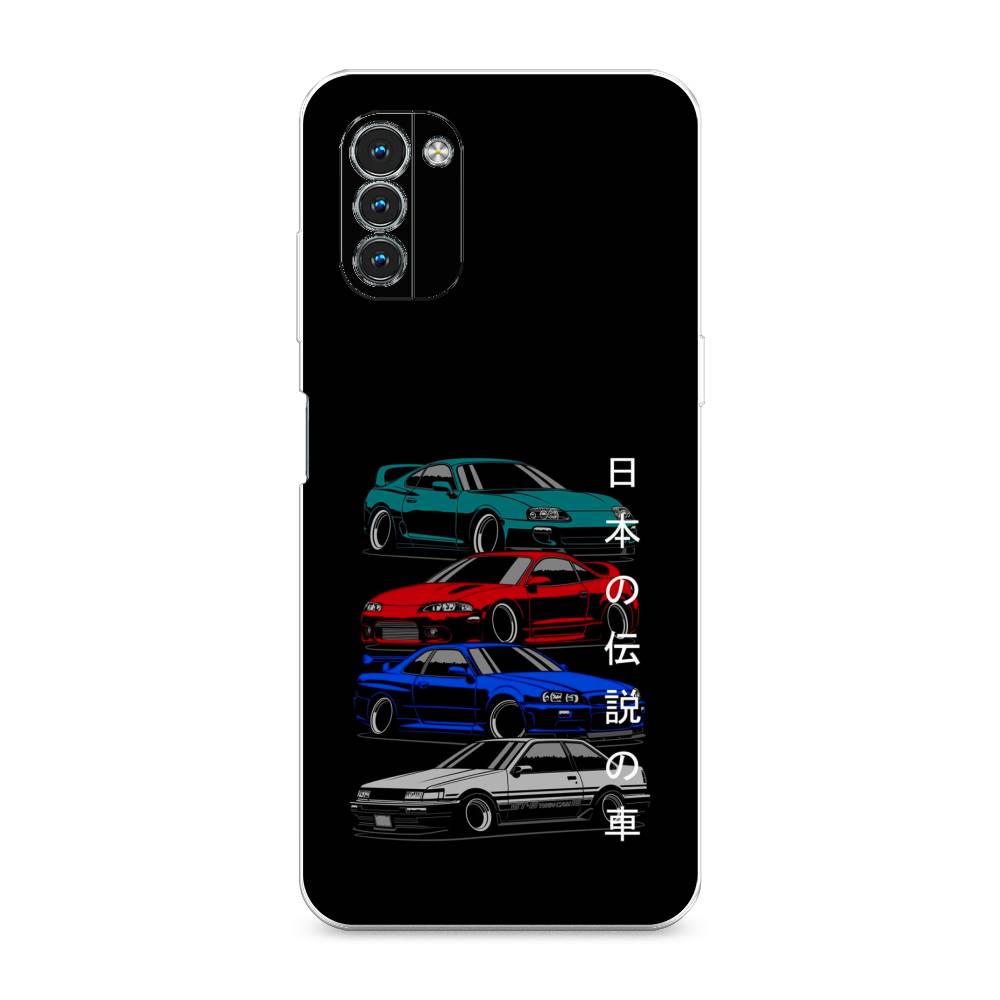 

Чехол Awog на Nokia G21 / Нокиа G21 "JDM Legend cars", Разноцветный, 125050-5