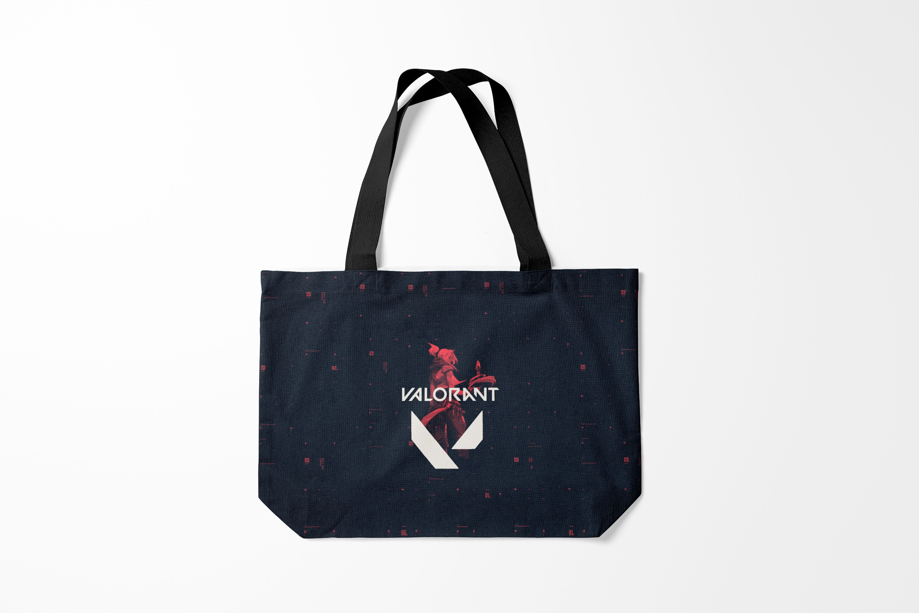 

Сумка шoппер унисекс Burnettie Valorant, синий, Valorant