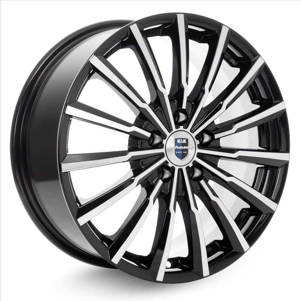 

R17 5x114,3 7j Et38 D67,1 K&K Акцент (Кс562) Алмаз Черный K&K 34576, Черный;серебристый