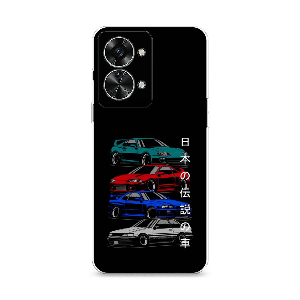 

Чехол Awog на OnePlus Nord 2T / ВанПлас Норд 2T "JDM Legend cars", Разноцветный, 153250-5