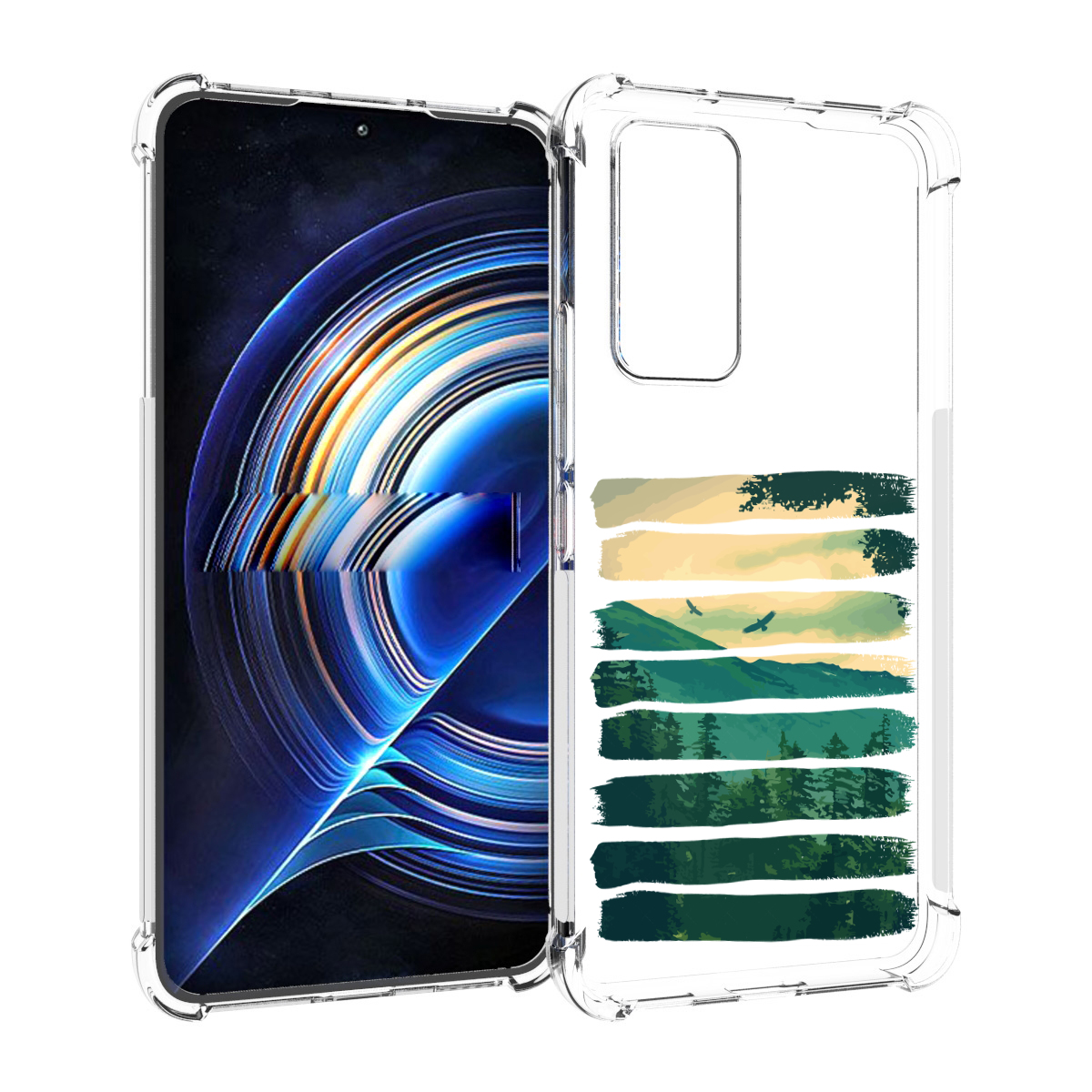 

Чехол MyPads Лесная чаща для Tecno Camon 19 Neo, Прозрачный, Tocco