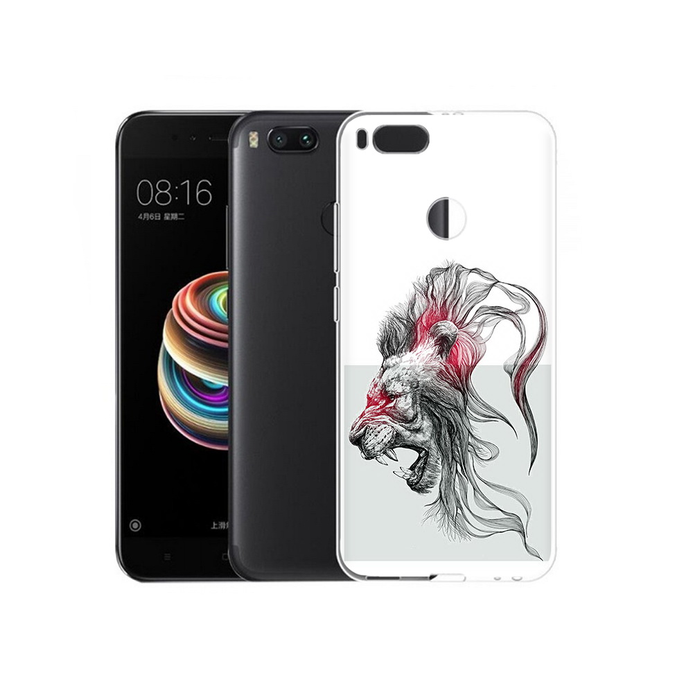 

Чехол MyPads Tocco для Xiaomi Mi 5X разъяренный лев (PT75177.336.576), Прозрачный, Tocco