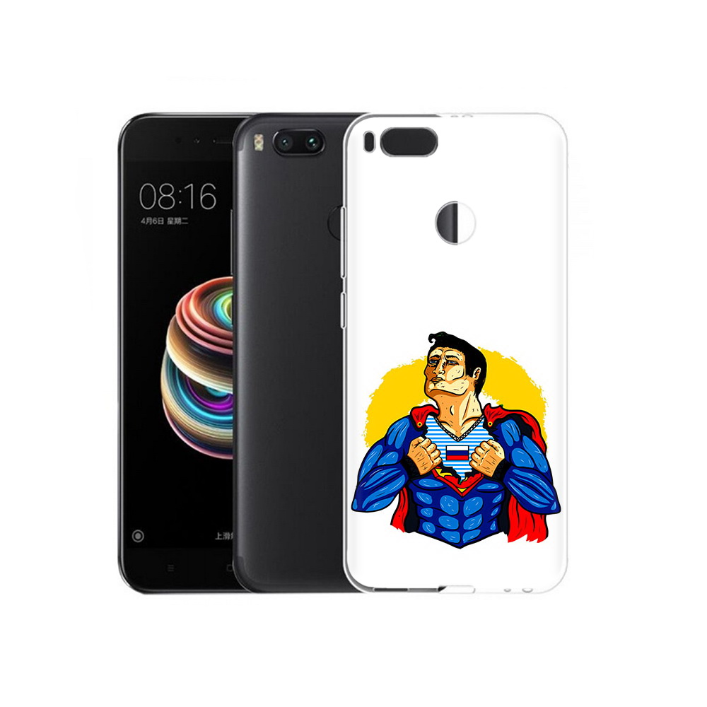 

Чехол MyPads Tocco для Xiaomi Mi 5X русский супермен (PT75177.336.591), Прозрачный, Tocco